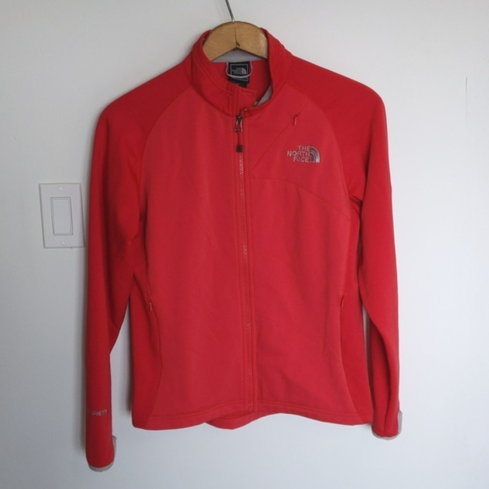 The North Face Flight Series Red Fleece Jacket Medium Thumbholes